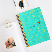 Load image into Gallery viewer, Free to Fly Butterfly Spiral bound Notebook | Notebook Gifts | Inspirational Gifts | Journals | Butterflies |
