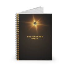 Load image into Gallery viewer, &quot;Enlightened Ideas&quot; Notebook / Journal - to spark creativity and fresh insights
