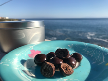 Load image into Gallery viewer, Tin of Dark Chocolate Covered Expresso Coffee Beans
