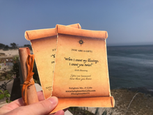 Load image into Gallery viewer, &#39;Enlighten Me...®  Tea&#39; Gift Box of Redwood Rush Chai + Twilight Tea (2 pack) ...with inspirational secret scroll messages.
