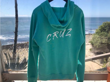 Load image into Gallery viewer, Ladies Fleece Hoody (Teal/ Pink/ Light Blue)
