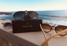 Load image into Gallery viewer, Enlighten Me... ® Sunnies - Eco Bamboo Wood Sunglasses

