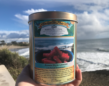 Load image into Gallery viewer, Enlighten Me...® Candy:  Gift tin of Aussie Style Red Licorice (A pot of Sunshine)...with inspirational secret scrolls
