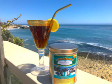 Load image into Gallery viewer, Enlighten Me...® Tea: PARADISE ISLAND (Fruity Black Tea) ...Gift Tin with inspirational secret scroll messages
